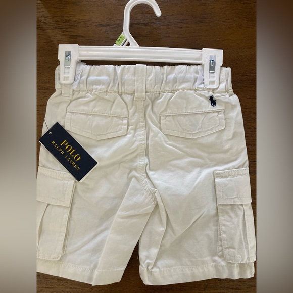 NWT POLO RALPH LAUREN KIDS CLASSICS WHITE SHORTS - Picture 2 of 5